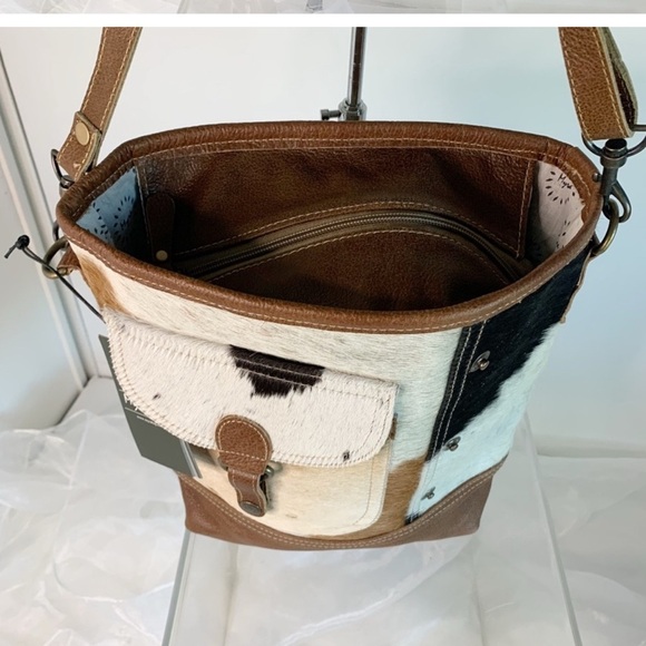 Myra Bag Multi Hides Shoulder Bag - Picture 8 of 9